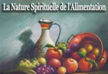 La correction spirituelle par la nourriture